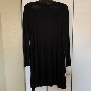 NWT Black Keyhole Back Swing Dress